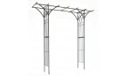 Pergola ogrodowa łuk różżany czarny malowany proszkowo MILET