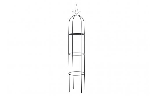 Czarny stojak kolumna metalowa na rośliny pnące ROMANCE Czarny stojak kolumna metalowa na rośliny pnące ROMANCE