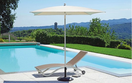 Parasol ogrodowy z aluminiową noga PARAGON 2x2 m poszycie Olefin