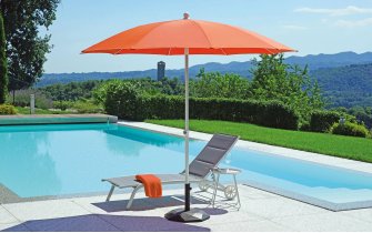 okrągły parasol z aluminiowa noga 10 kolorów pakowane po 5 szt.