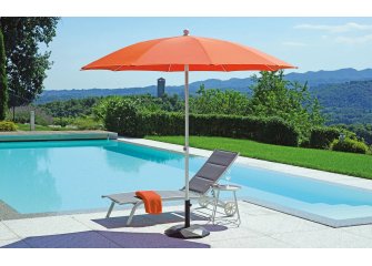okrągły parasol z aluminiowa noga 10 kolorów pakowane po 5 szt.