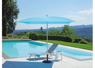 kwadratowy parasol z aluminiowa noga 10 kolorów pakowane po 5 szt. 2,5x2,5 m