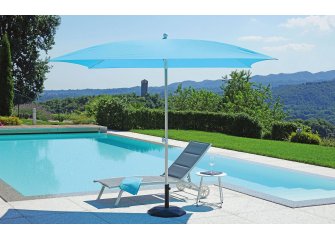 kwadratowy parasol z aluminiowa noga 10 kolorów pakowane po 5 szt. 2,5x2,5 m