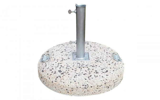 Betonowa okrągła podstawa do prasoli 50 kg piasek rzeczny CONCRETE