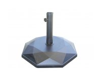 podstawa do parasola betonowa czarna gumowana 25 kg