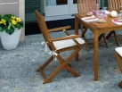 składany fotel ogrodowy z akacji dekkor