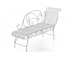 szezlong ogrodowy biały antyczny vintage KARTAGENA