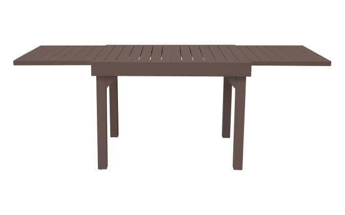 Kawowy stół rozkładany 106-212 aluminiowy na taras CAPANNORI