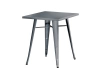 Stół ogrodowy z blachy galwanizowanej 60×60 srebrny