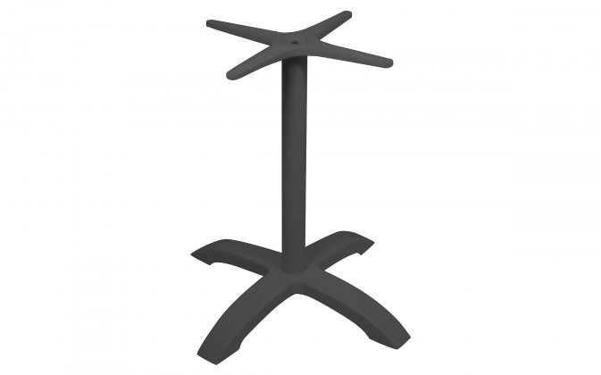 Grafitowa podstawa do stolików horeca kawiarnianych