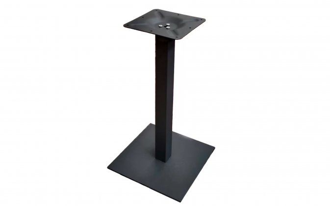 Ciemnoszara podstawa do stolików kawiarnianych z płytą BASAMENTO 12