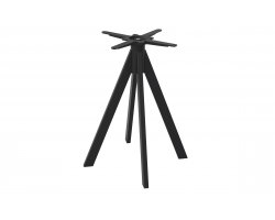 BA008N Podstawa stołu stalowa 4 nogi – czarna – 60×60×72 cm – horeca