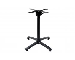 Podstawa stołu BA010G aluminiowa 4-nożna – antracyt – horeca 