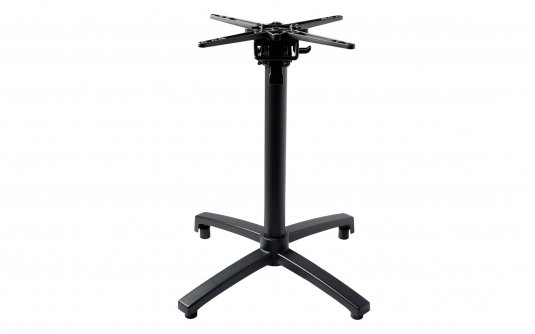 Podstawa stołu BA010G aluminiowa 4-nożna – antracyt – horeca 