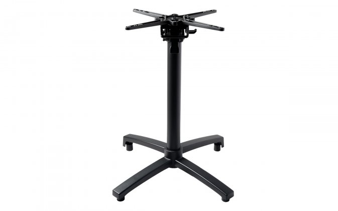 Podstawa stołu BA010G aluminiowa 4-nożna – antracyt – horeca 