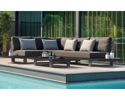 Aluminiowy narożnik na taras FITZ ciemnoszary