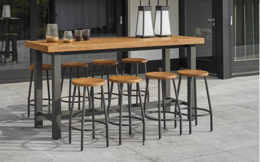 stół barowy 210 cm z 8 hokerami CANADA stół barowy 210 cm z 8 hokerami CANADA