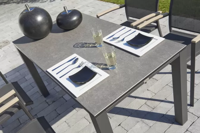 Stół aluminiowy na taras CONCEPT 180x90 ci