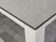 Stół aluminiowy na taras CONCEPT 180x90 biały blat ceramiczny