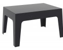 Stół kawowy z polipropylenu czarny 70x43 cm