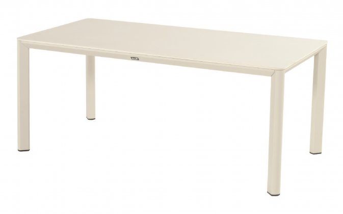 Stół ogrodowy Hartman KYRA 180×90 cm – aluminium i blat ceramiczny, kolor beż