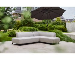 Sofa narożnikowa ogrodowa z podgrzewanym siedziskiem MONACO Sunbrella 