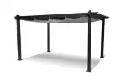 Pergola ogrodowa z zadaszeniem przesuwnym 300x300 lub 300x400 cm HARTMAN ciemnoszara