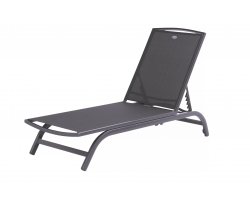 Leżak ogrodowy aluminiowy SAN DOMINGO antracyt 