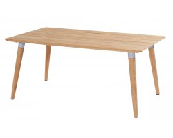 Stół ogrodowy Hartman SOPHIE 170×100 cm – blat teak, obręcze nóg w 3 kolorach, elegancki design