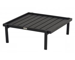 Stolik ogrodowy kawowy HARRY niski aluminium 84×80×29 cm kolor czarny lub antracyt