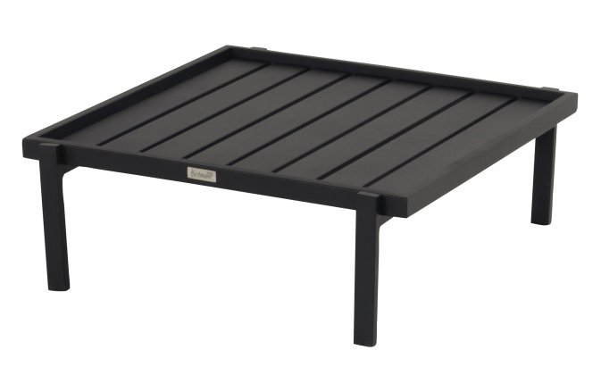 Stolik ogrodowy kawowy HARRY niski aluminium 84×80×29 cm kolor czarny lub antracyt