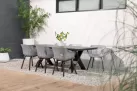 Aluminiowy stół ogrodowy 220 cm z blatem HPL  XANADU Antracyt