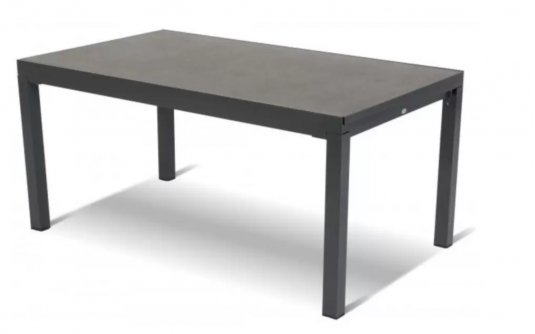 Stół rozkładany160-260 aluminiowy blat HPL grafitowyTIPPERARY Hartman