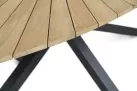 Owalny stół na taras aluminowo-teakowy ELLIPSE 220 cm