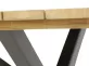 Owalny stół na taras aluminowo-teakowy ELLIPSE 220 cm