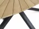 Owalny stół na taras aluminowo-teakowy ELLIPSE 220 cm