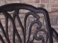 Fotel aluminiowy w kolorze brąz metaliczny AMALFI