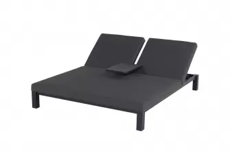 nowoczesne łóżko podwójne na taras aluminiowe