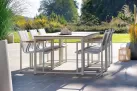 Zestaw stołowy 6-osobowy stół 220x100 6 foteli FONTAINE 