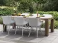 Stół ogrodowy prostokątny teakowy 240 x100 cm SCULPTURE