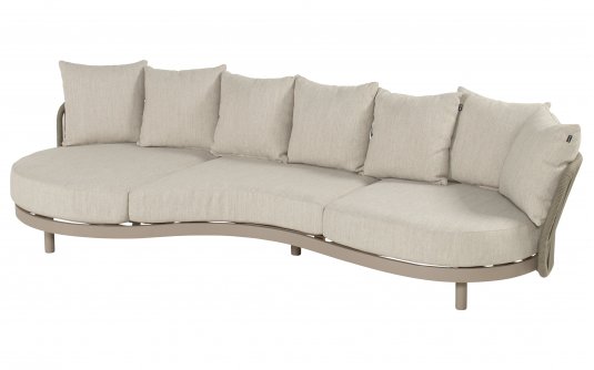 BJORN 286 Sofa ogrodowa Hartman lounge rope aluminium beż BJORN 286 Sofa ogrodowa Hartman lounge rope aluminium beż