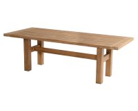 Stół ogrodowy Hartman YASMANI 240×100 cm – teak naturalny, konstrukcja z litego drewna, klasyczny de