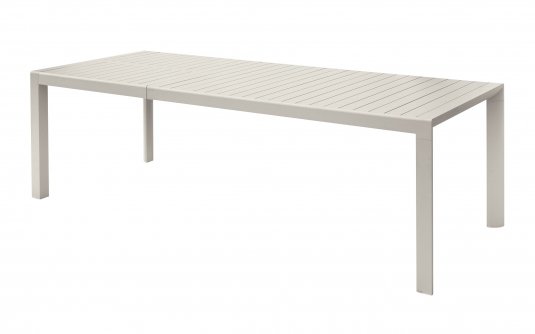 NAXOS beżowy stół ogrodowy aluminiowy rozkładany 160–240×90 NAXOS beżowy stół ogrodowy aluminiowy rozkładany 160–240×90