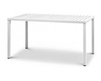 prostokątny stół ogrodowy CUBE 140 NArdi biały