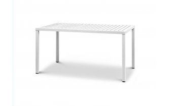 prostokątny stół ogrodowy CUBE 140 NArdi biały