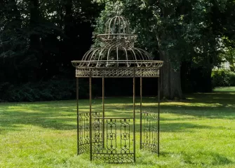 okragłt pawilon metalowy retro 200 cm średnicy 