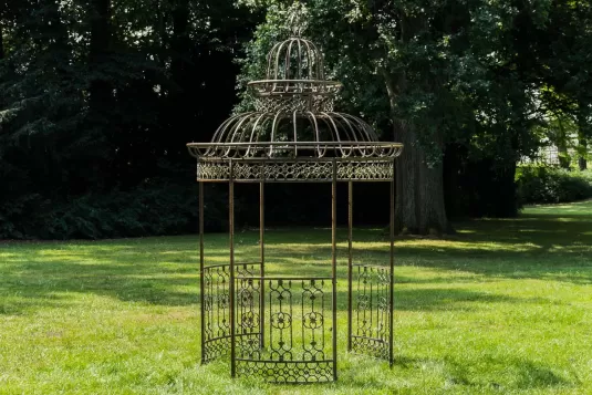 okragłt pawilon metalowy retro 200 cm średnicy 