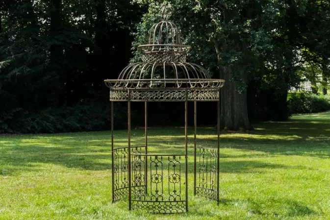 okragłt pawilon metalowy retro 200 cm średnicy 