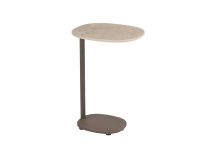 Stolik boczny na jednej nodze wsuwany SOFIE blat ceramiczny