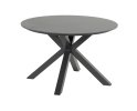 XANDER Ø120 Stół ogrodowy na taras Hartman aluminiowy ceramiczny blat antracyt 